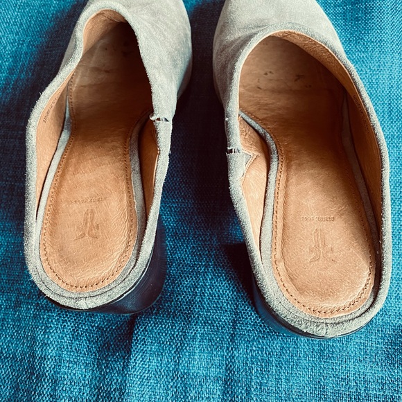 Frye Brown Suede Joan Mule - Picture 6 of 9